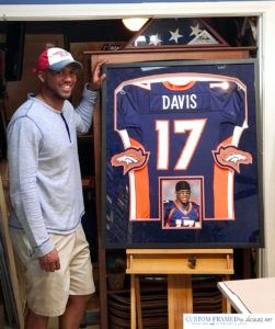 Denver Broncos NFL Wide REeceiver, Britt Davis Jersey