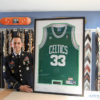 Boston Celtics Larry Bird Jersey Custom Framed - 
