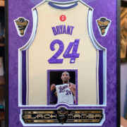 Kobe Bryant Jersey Framing with 3D Mamba Logos