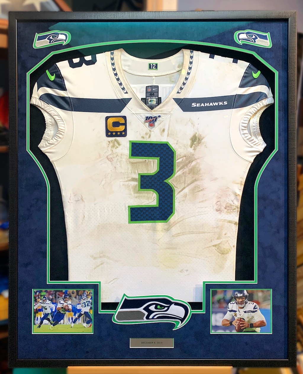 BEST Russell Wilson and Seattle Seahawks Jersey Framing Projects ...