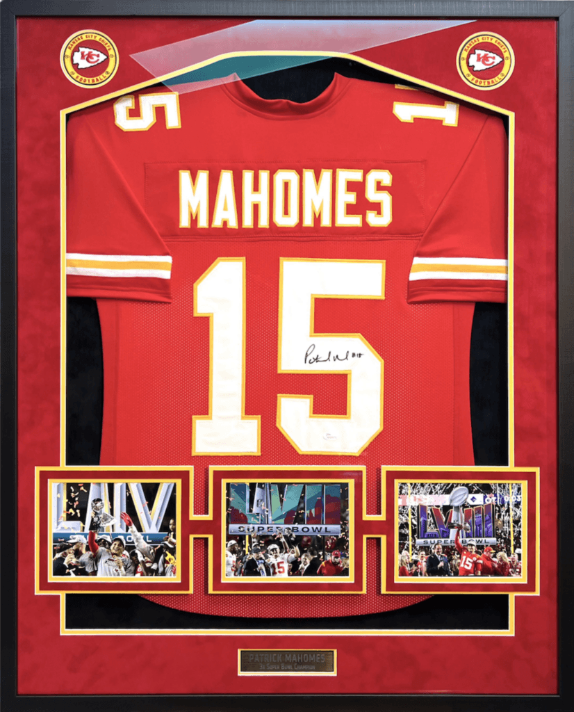 Patrick Mahomes Chiefs 3X Chamption by Jacquez Art
